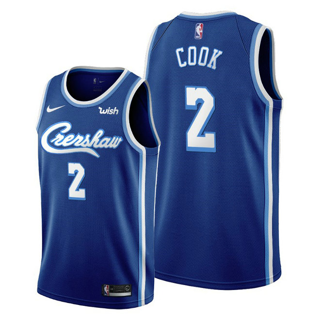 Quinn Cook Los Angeles Lakers 2019-20 Classic Edition Blue Jersey Quinn Cook Los Angeles Lakers 2019-20 Classic Edition Blue Jersey