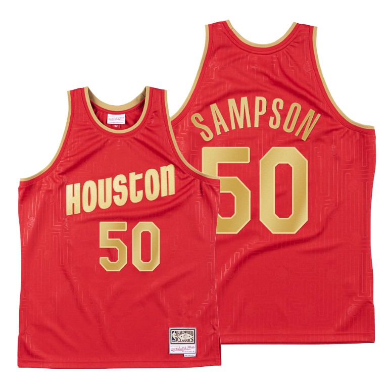 Ralph Sampson 2020 CNY Houston Rockets Red Throwback Jersey Ralph Sampson 2020 CNY Houston Rockets Red Throwback Jersey