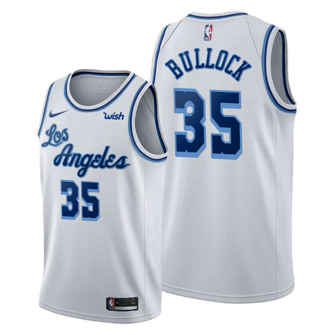 Reggie Bullock Los Angeles Lakers 2019-20 Classic Edition White Jersey Reggie Bullock Los Angeles Lakers 2019-20 Classic Edition White Jersey