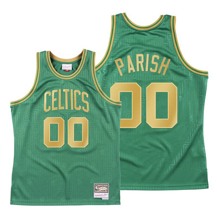Robert Parish 2020 CNY Boston Celtics Green Throwback Jersey Robert Parish 2020 CNY Boston Celtics Green Throwback Jersey