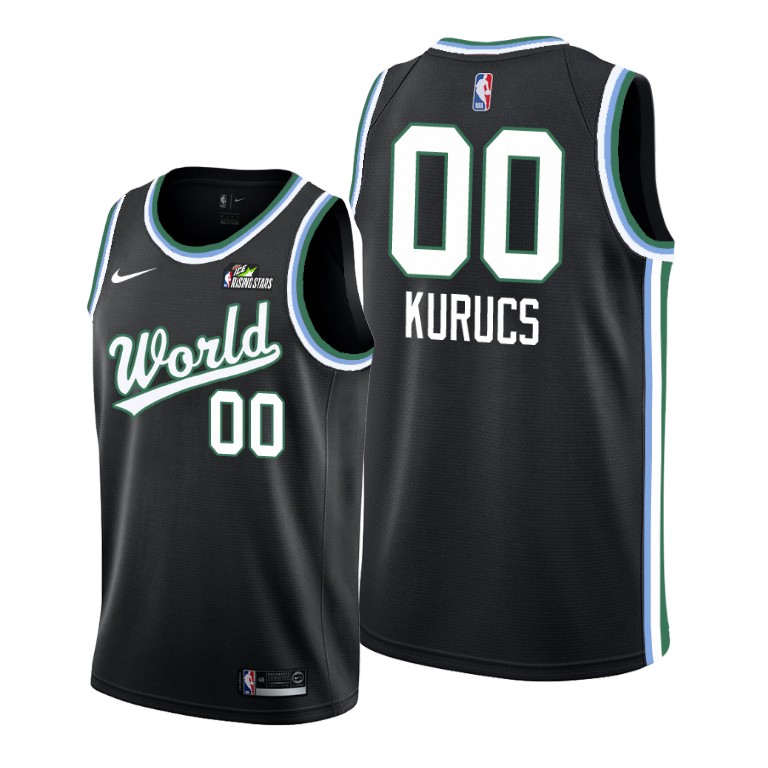Rodions Kurucs Brooklyn Nets #00 Black 2019 Rising Star Team USA Jersey Rodions Kurucs Brooklyn Nets #00 Black 2019 Rising Star Team USA Jersey