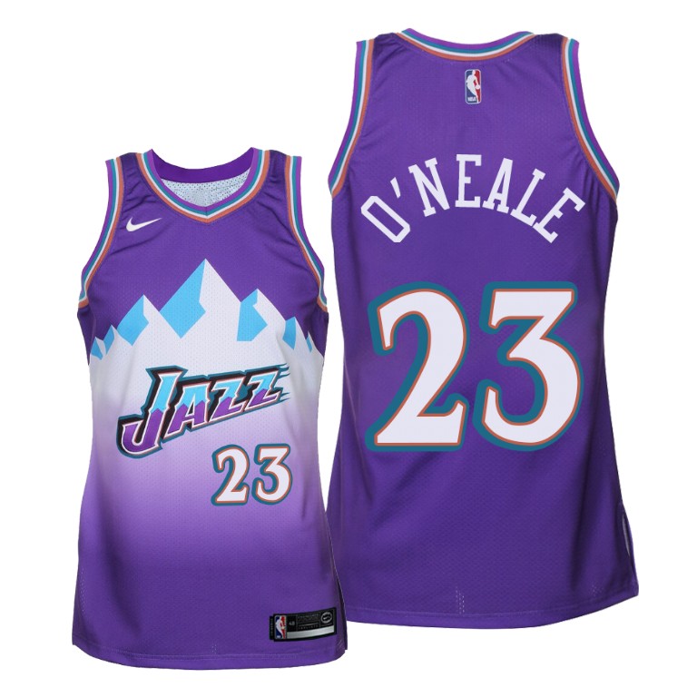 Royce O'Neale Utah Jazz 2019-20 Hardwood Classics Purple Jersey Royce O'Neale Utah Jazz 2019-20 Hardwood Classics Purple Jersey