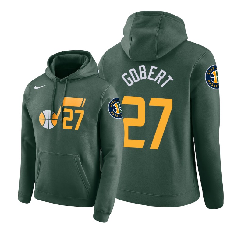Utah Jazz Rudy Gobert #27 earned edition Green Hoodie