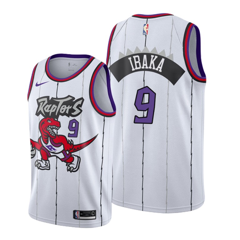 Serge Ibaka Toronto Raptors 2019-20 Classic Edition White Jersey