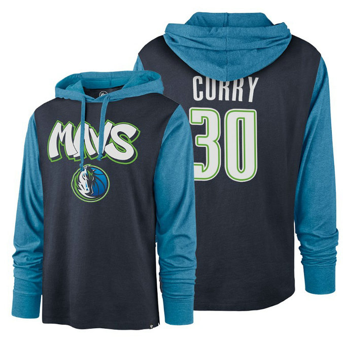 NBA Mavericks Seth Curry #30 City Edition Blue 47 Branded Hoodie