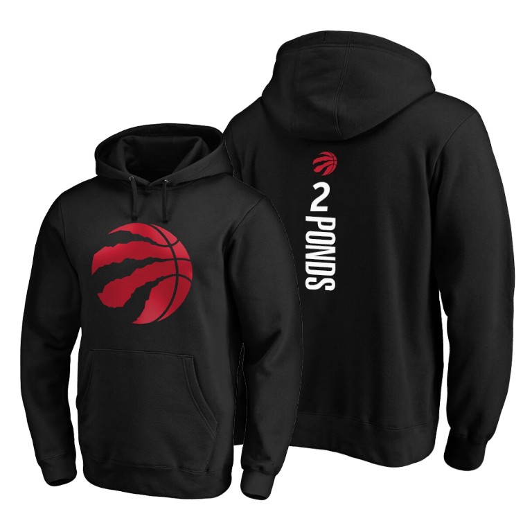 Shamorie Ponds #2 Toronto Raptors Playmaker Black Pullover Hoodie