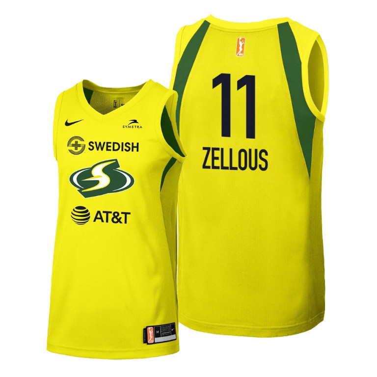 WOMEN Shavonte Zellous Primary Seattle Storm 2019 Jersey