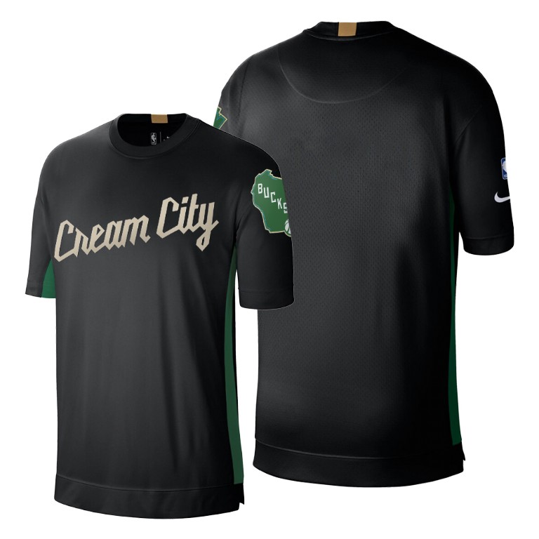 Bucks 2020 City Edition 2.0 Shooting T-Shirt Black Bucks 2020 City Edition 2.0 Shooting T-Shirt Black