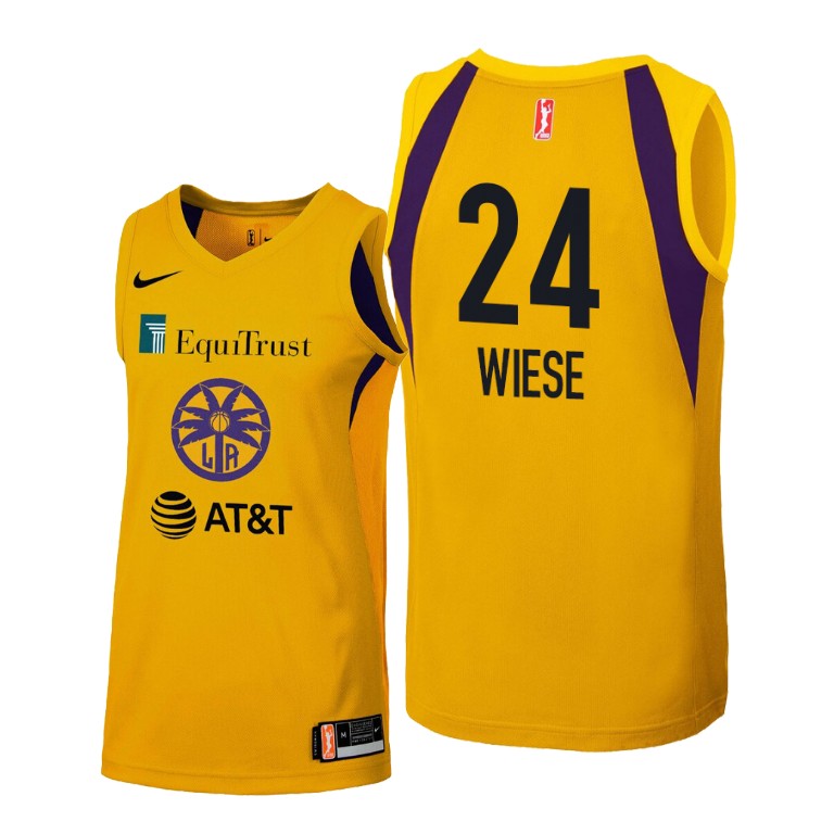 WOMEN Sydney Wiese Primary Los Angeles Sparks 2019 Jersey