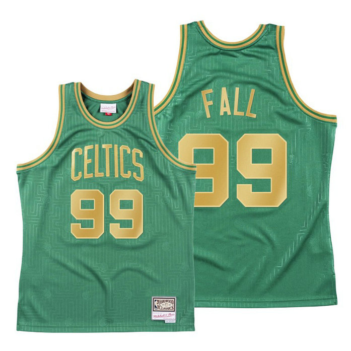 Tacko Fall 2020 CNY Boston Celtics Green Throwback Jersey