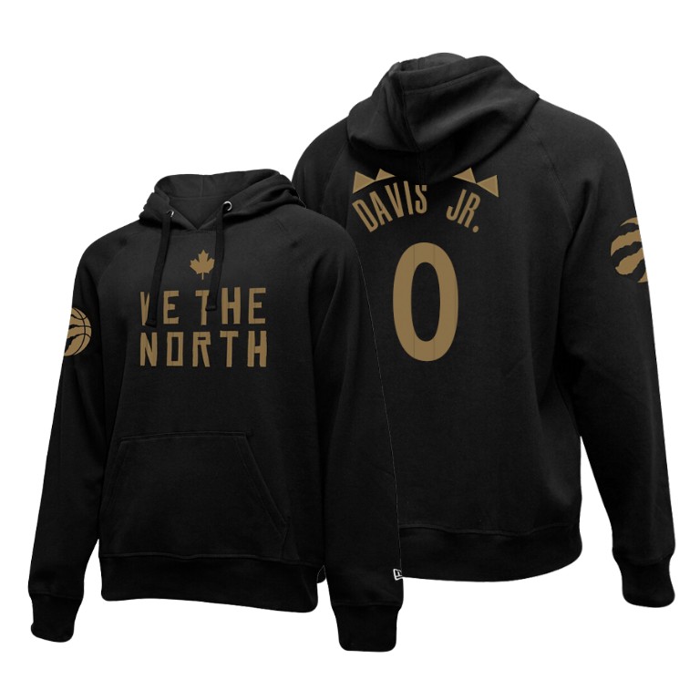 Terence Davis Jr. #0 Toronto Raptors 2019-20 City Black Hometown Hoodie