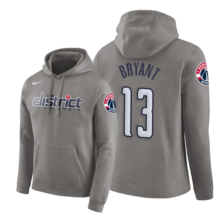 Washington Wizards Thomas Bryant #13 Pullover Gray earned edition Hoodie