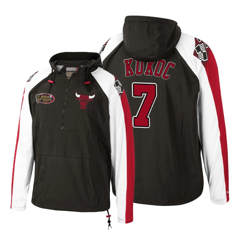 Bulls Toni Kukoc 1996 NBA Finals Black Jacket