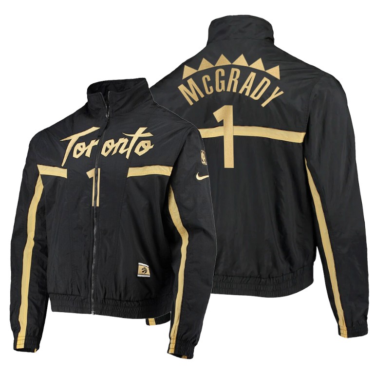 Raptors Tracy McGrady City Edition 2.0 Black Jacket