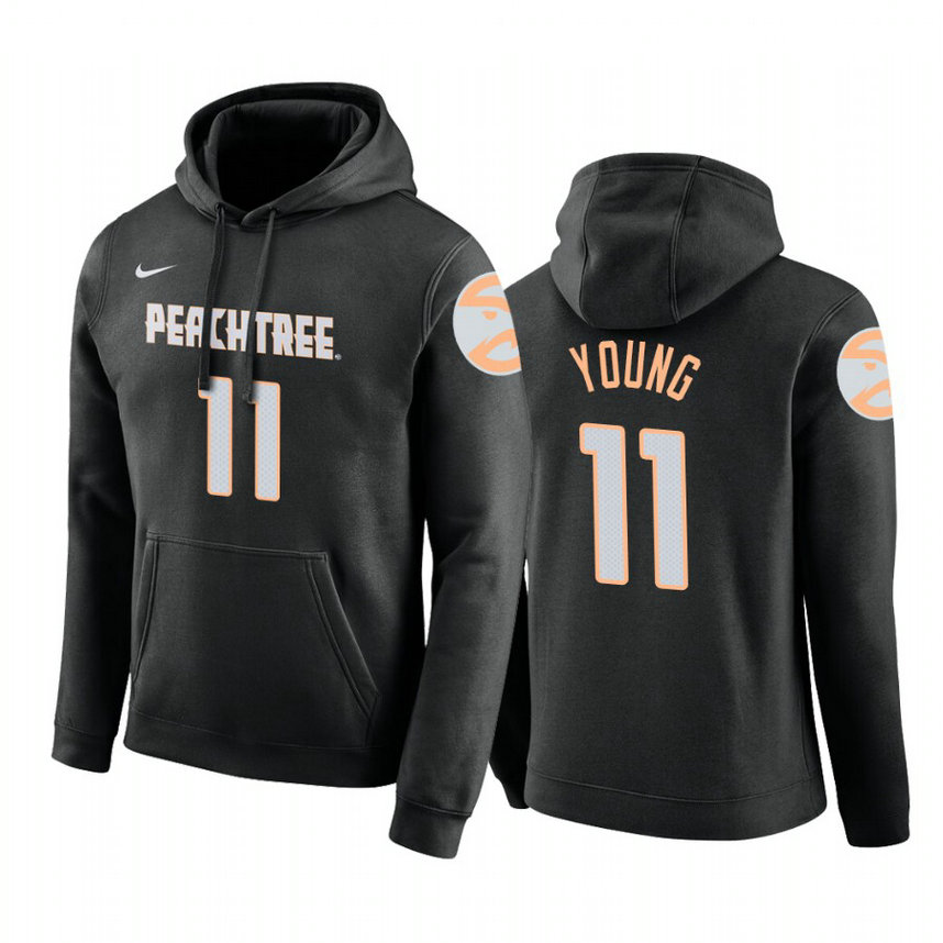 Atlanta Hawks Trae Young #11 City Black Hoodie