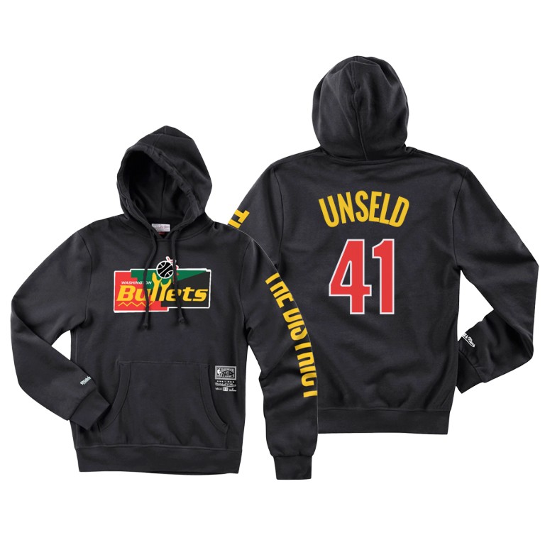 Wes Unseld #41 Wale X Washington Wizards Pullover Hoodie