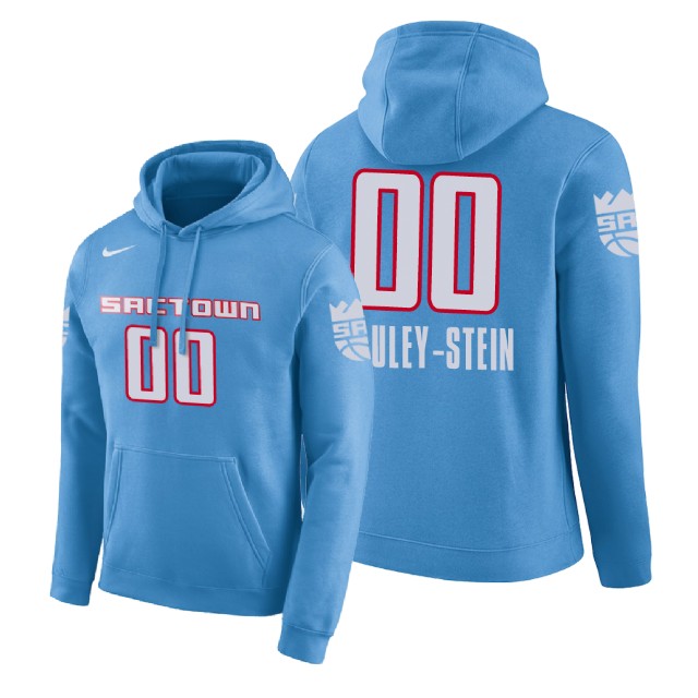 Sacramento Kings Willie Cauley-Stein #00 Blue 2018 City Edition Hoodie Sacramento Kings Willie Cauley-Stein #00 Blue 2018 City Edition Hoodie