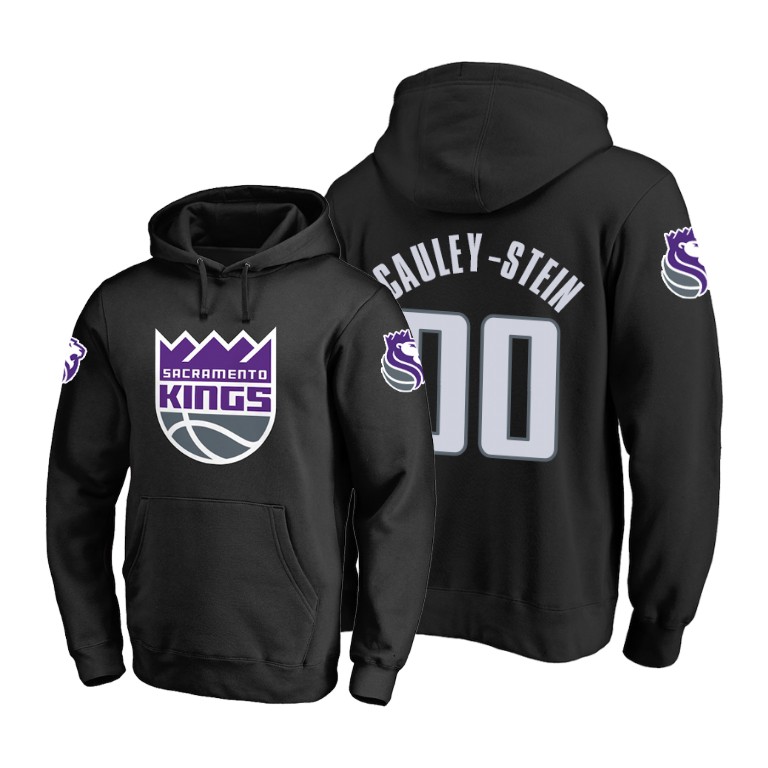 Sacramento Kings Willie Cauley-Stein #00 Primary Logo Black Hoodie Sacramento Kings Willie Cauley-Stein #00 Primary Logo Black Hoodie
