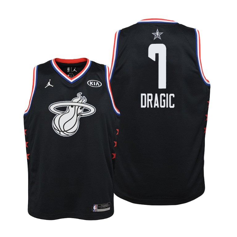 YOUTH Miami Heat #7 Goran Dragic 2019 All-Star Black Jersey YOUTH Miami Heat #7 Goran Dragic 2019 All-Star Black Jersey