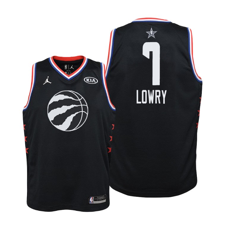YOUTH Toronto Raptors #7 Kyle Lowry 2019 All-Star Black Jersey
