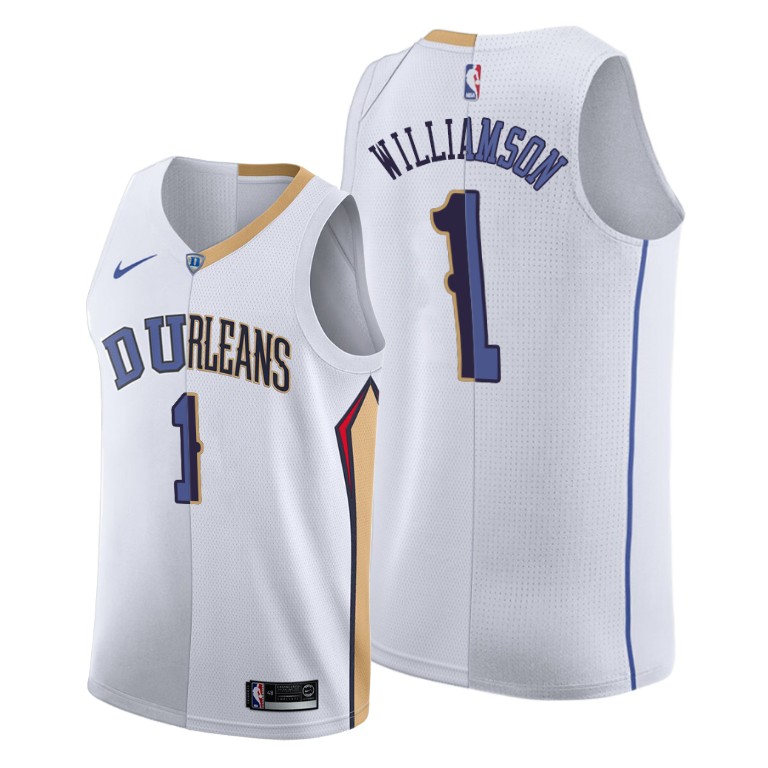 2019 Draft New Orleans Pelicans Zion Williamson Split Jersey 2019 Draft New Orleans Pelicans Zion Williamson Split Jersey
