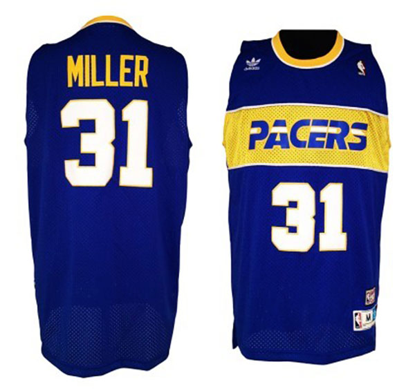 Reggie Miller Indiana Pacers 1985-1990 #31 Hardwood Classics Soul Swingman Jersey