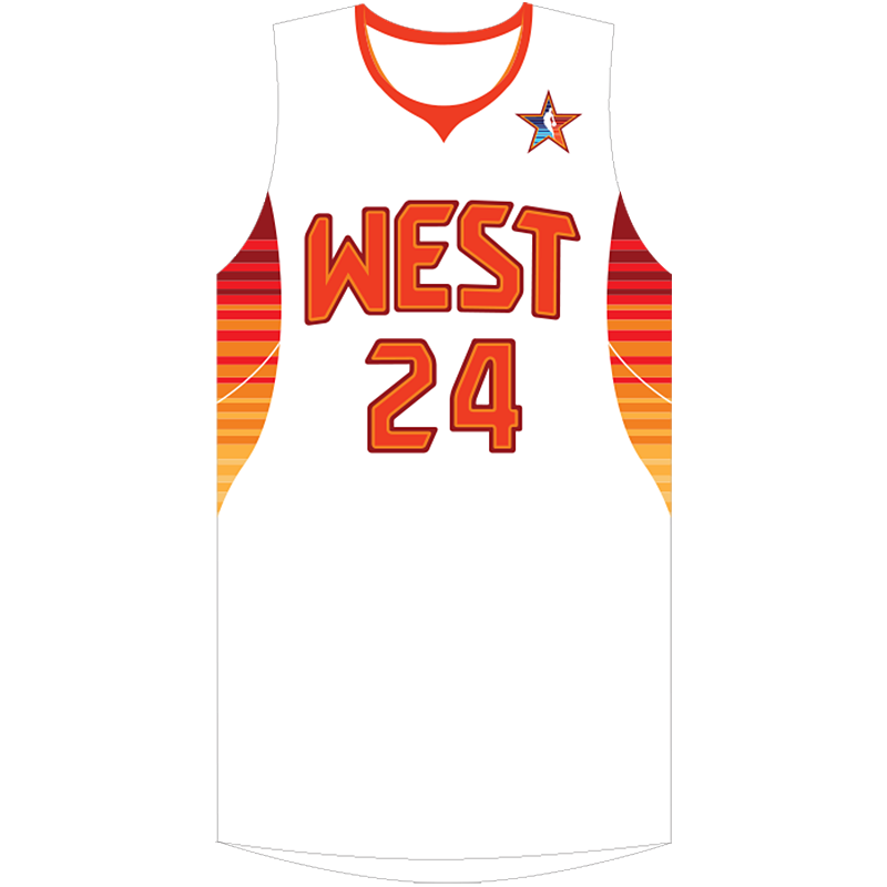2009 NBA All-Star Kobe Bryant #24 White Jersey