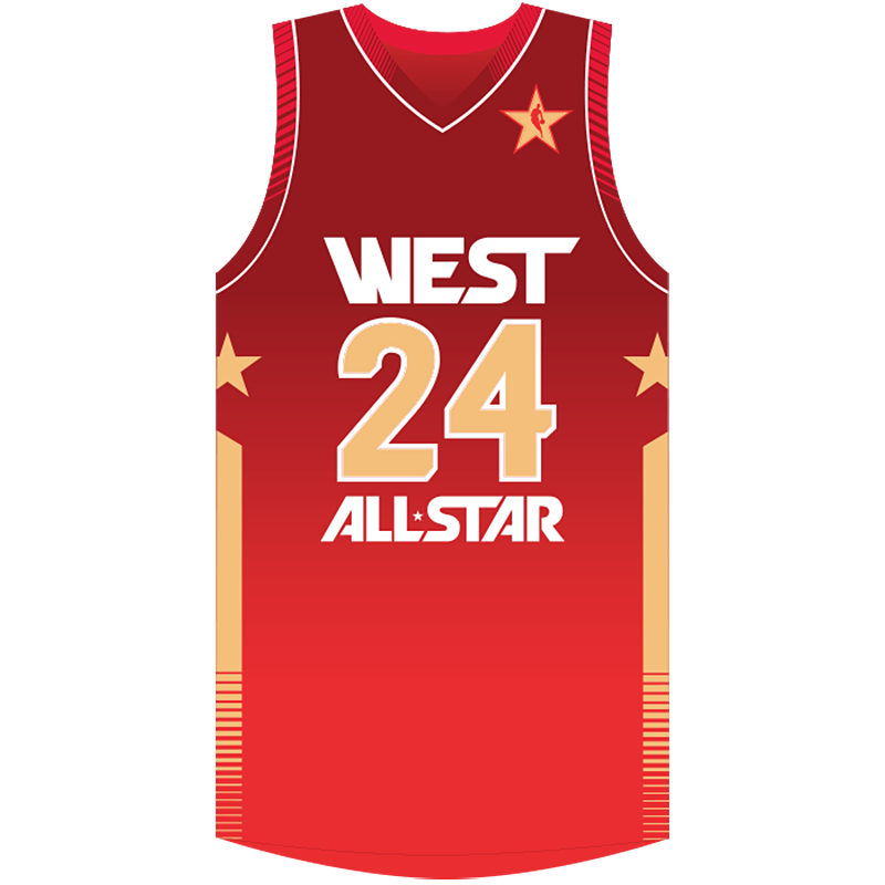 2012 NBA All-Star Kobe Bryant #24 Red Jersey 2012 NBA All-Star Kobe Bryant #24 Red Jersey
