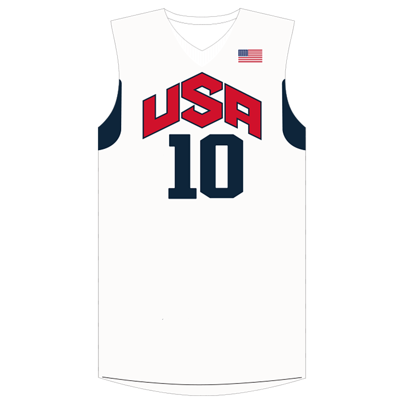 2012 Olympics Team USA Kobe Bryant #10 Home White Basketball Jersey