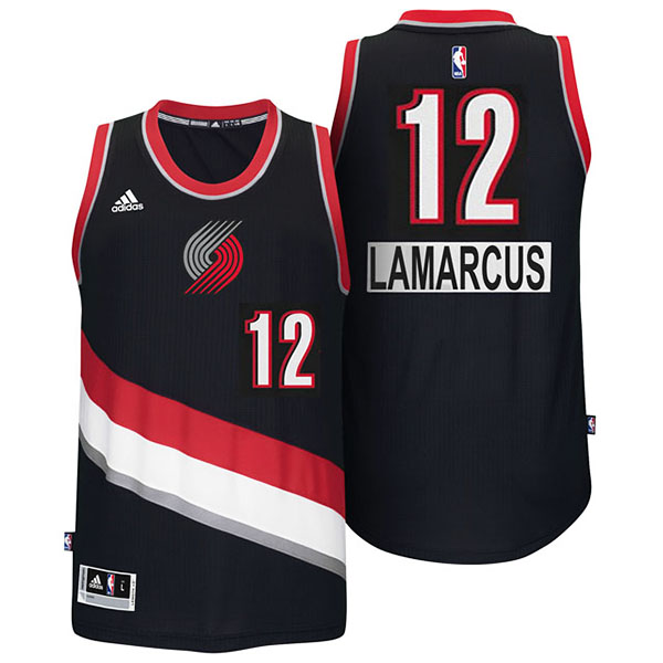 LaMarcus Aldridge Portland Trail Blazers #12 2014 Christmas Day Big Logo Swingman Jersey