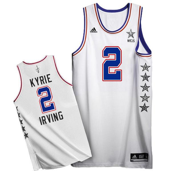 Kyrie Irving 2015 NBA NYC All-Star Eastern Conference #2 White Jersey Kyrie Irving 2015 NBA NYC All-Star Eastern Conference #2 White Jersey