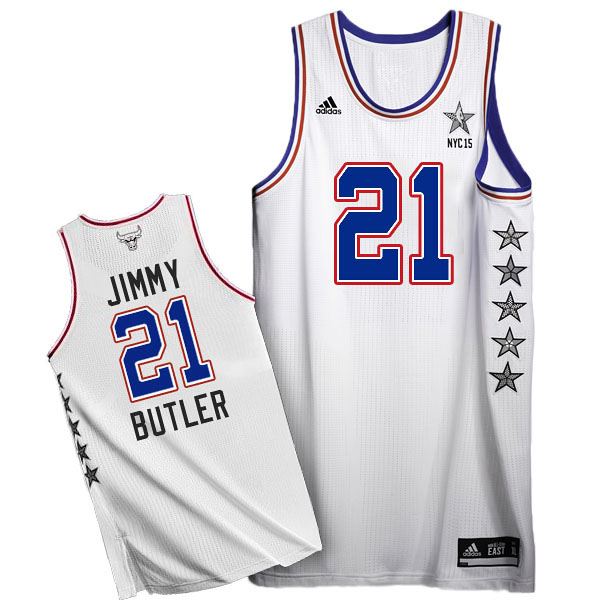 Jimmy Butler 2015 NBA All-Star NYC Eastern Conference #21 White Jersey Jimmy Butler 2015 NBA All-Star NYC Eastern Conference #21 White Jersey