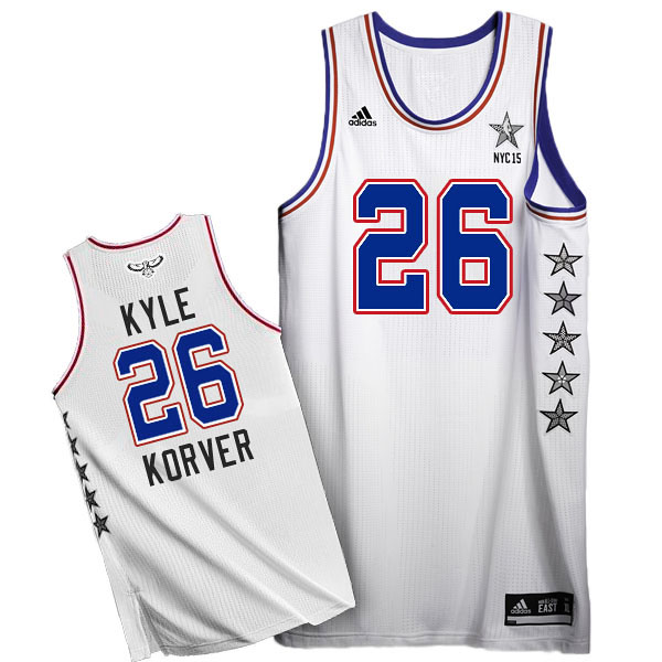 Kyle Korver 2015 NBA All-Star Eastern Conference #26 White Jersey