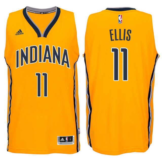 Monta Ellis Indiana Pacers #11 2014-15 New Swingman Alternate Gold Jersey