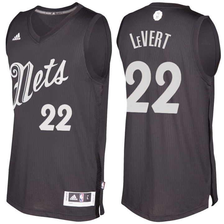 NBA Brooklyn Nets #22 Caris LeVert Black 2016-17 Christmas Day Jersey