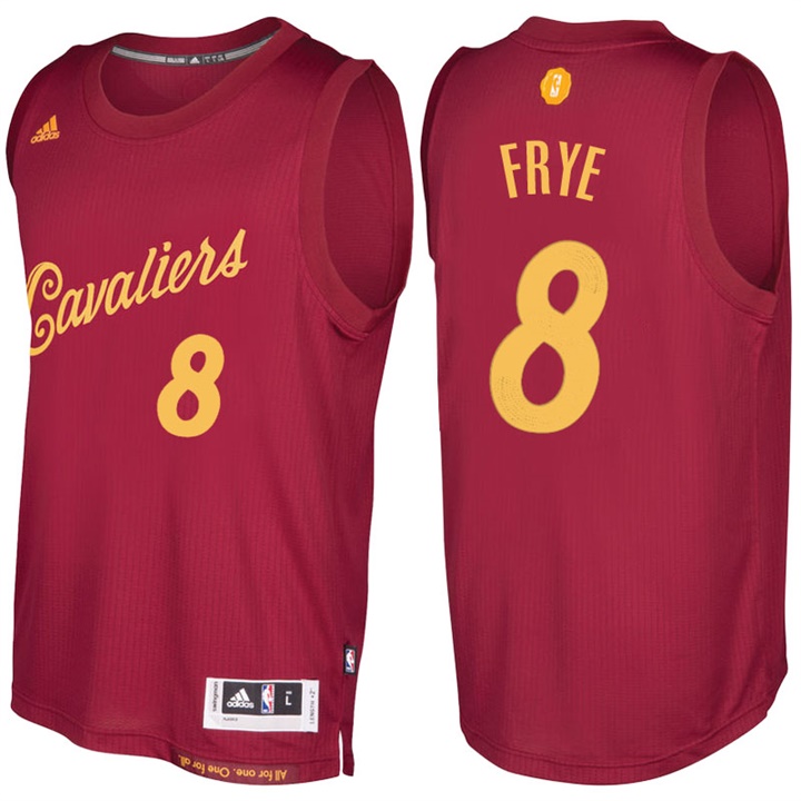 NBA Cleveland Cavaliers #8 Channing Frye Burgundy 2016-17 Christmas Day Jersey NBA Cleveland Cavaliers #8 Channing Frye Burgundy 2016-17 Christmas Day Jersey