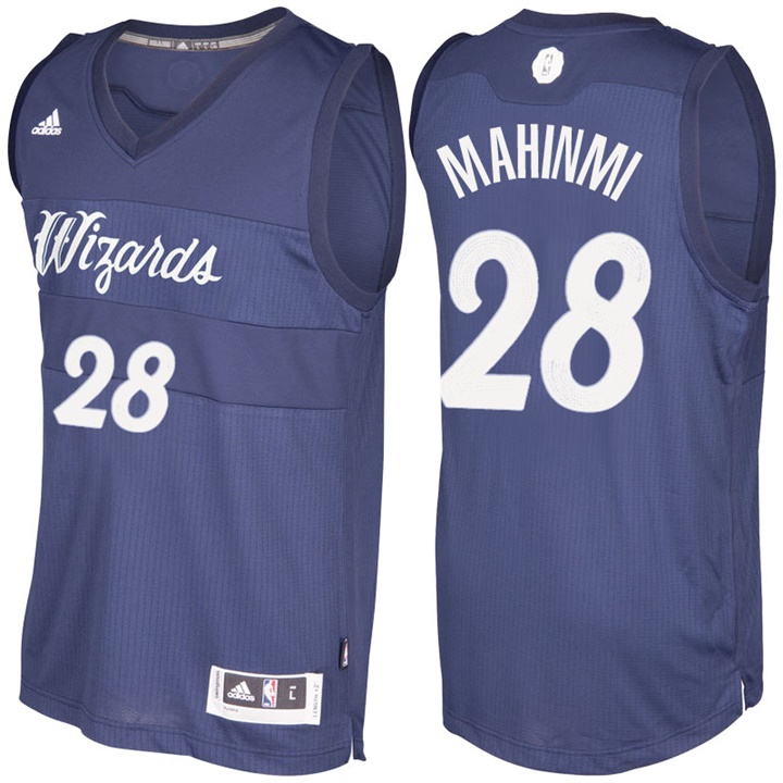 NBA Washington Wizards #28 Ian Mahinmi Navy Blue 2016-17 Christmas Day Jersey NBA Washington Wizards #28 Ian Mahinmi Navy Blue 2016-17 Christmas Day Jersey