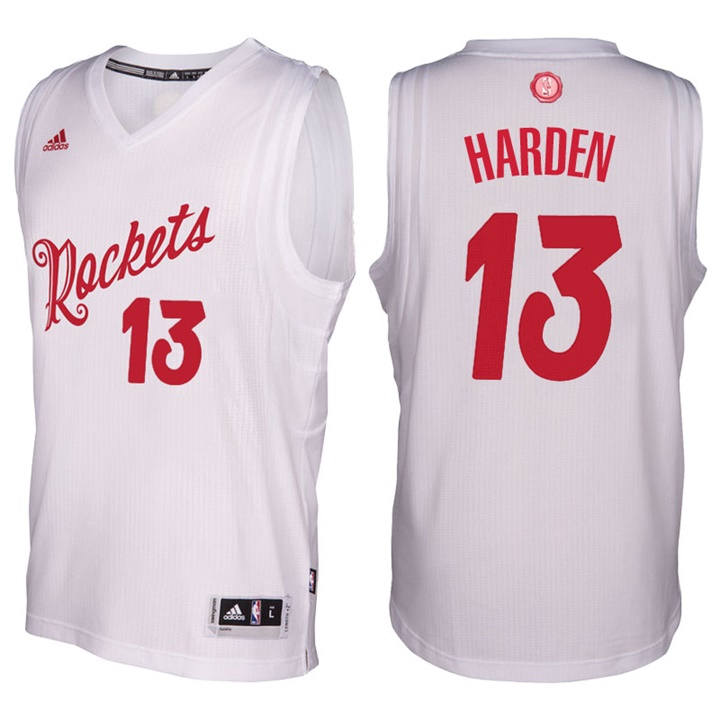 NBA Houston Rockets #13 James Harden White 2016-17 Christmas Day Jersey NBA Houston Rockets #13 James Harden White 2016-17 Christmas Day Jersey