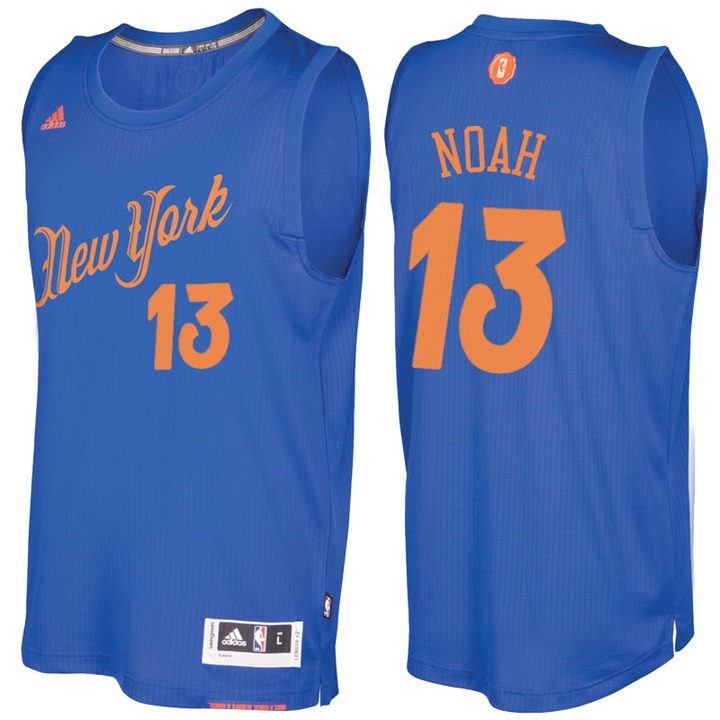 NBA New York Knicks #13 Joakim Noah Royal 2016-17 Christmas Day Jersey NBA New York Knicks #13 Joakim Noah Royal 2016-17 Christmas Day Jersey