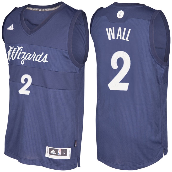 NBA Washington Wizards #2 John Wall Navy Blue 2016-17 Christmas Day Jersey NBA Washington Wizards #2 John Wall Navy Blue 2016-17 Christmas Day Jersey