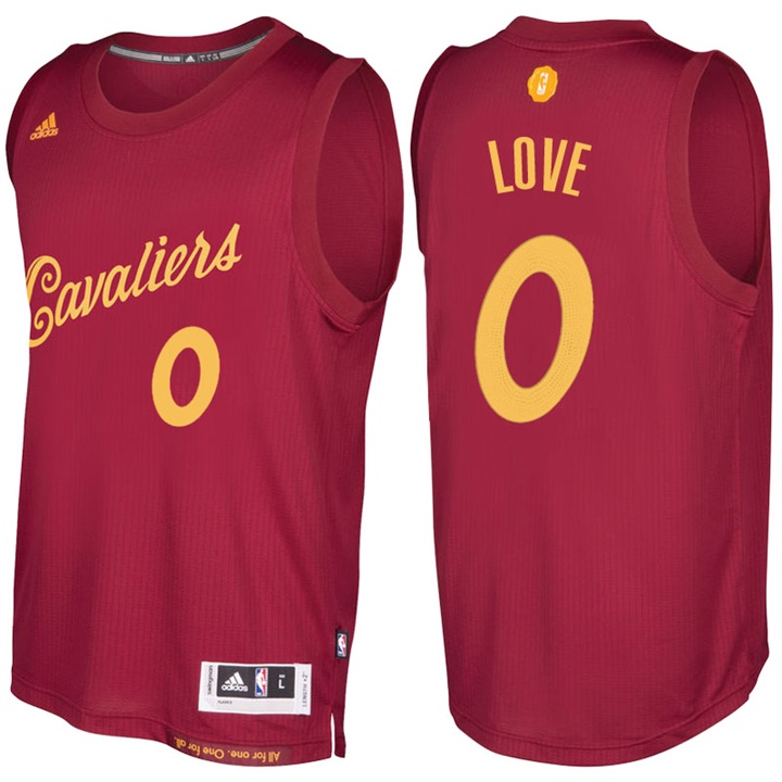 NBA Cleveland Cavaliers #0 Kevin Love Burgundy 2016-17 Christmas Day Jersey NBA Cleveland Cavaliers #0 Kevin Love Burgundy 2016-17 Christmas Day Jersey