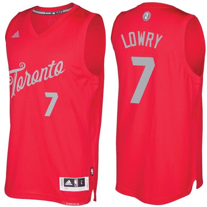 NBA Toronto Raptors #7 Kyle Lowry Red 2016-17 Christmas Day Jersey NBA Toronto Raptors #7 Kyle Lowry Red 2016-17 Christmas Day Jersey