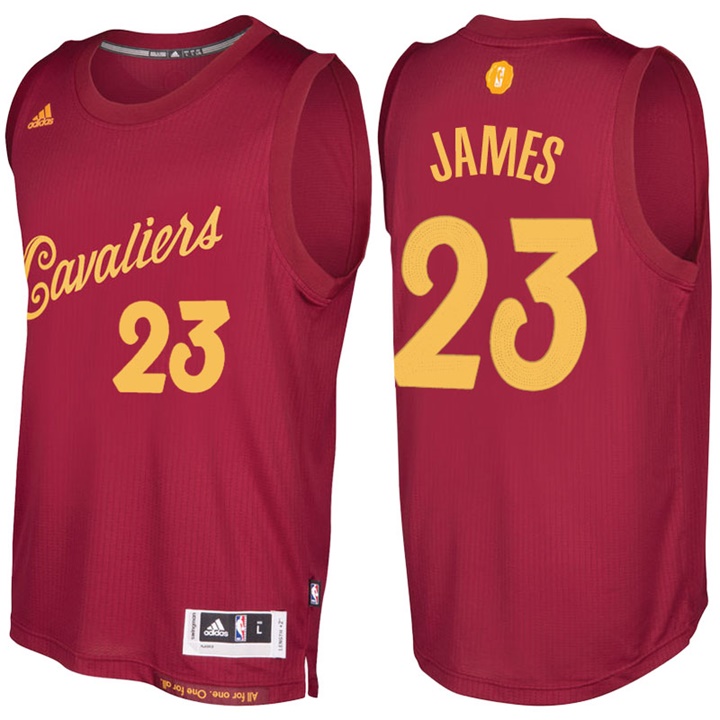 NBA Cleveland Cavaliers #23 LeBron James Burgundy 2016-17 Christmas Day Jersey NBA Cleveland Cavaliers #23 LeBron James Burgundy 2016-17 Christmas Day Jersey