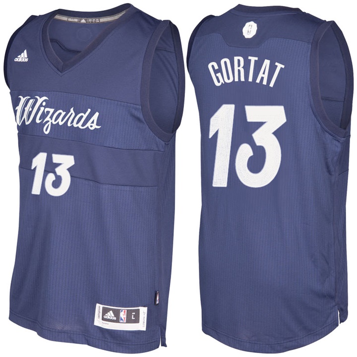 NBA Washington Wizards #13 Marcin Gortat Navy Blue 2016-17 Christmas Day Jersey