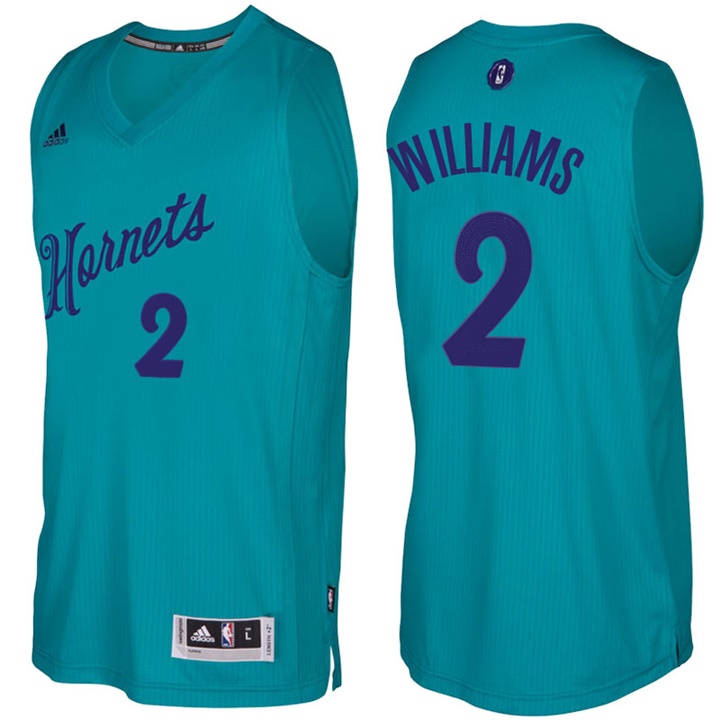 NBA Charlotte Hornets #2 Marvin Williams Teal 2016-17 Christmas Day Jersey