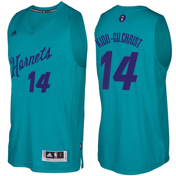 NBA Charlotte Hornets #14 Michael Kidd-Gilchrist Teal 2016-17 Christmas Day Jersey
