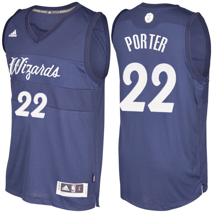 NBA Washington Wizards #22 Otto Porter Navy Blue 2016-17 Christmas Day Jersey
