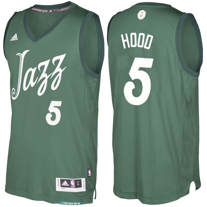 NBA Utah Jazz #5 Rodney Hood Green 2016-17 Christmas Day Jersey NBA Utah Jazz #5 Rodney Hood Green 2016-17 Christmas Day Jersey