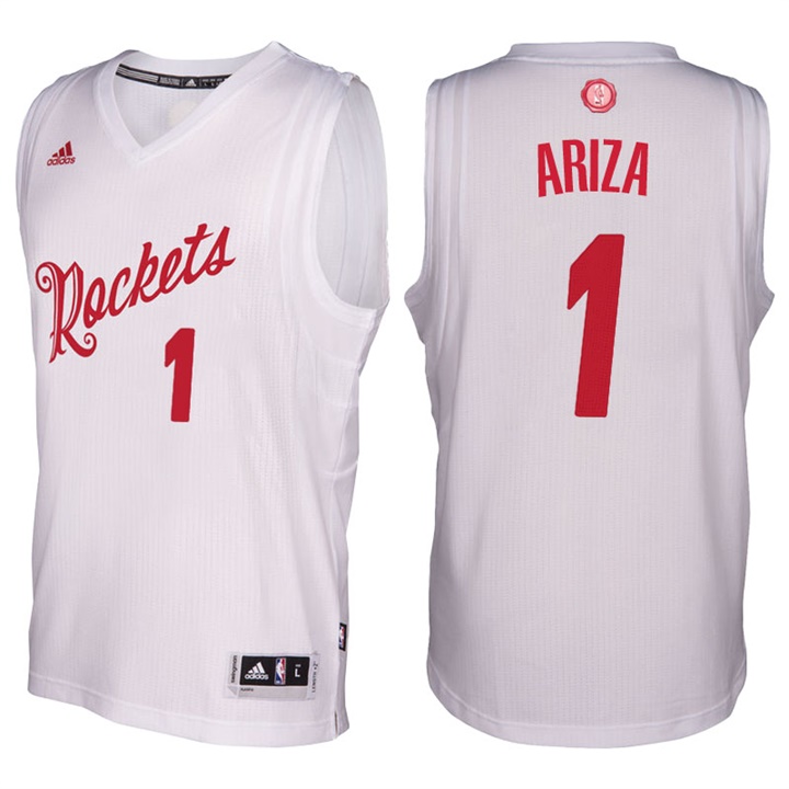 NBA Houston Rockets #1 Trevor Ariza White 2016-17 Christmas Day Jersey