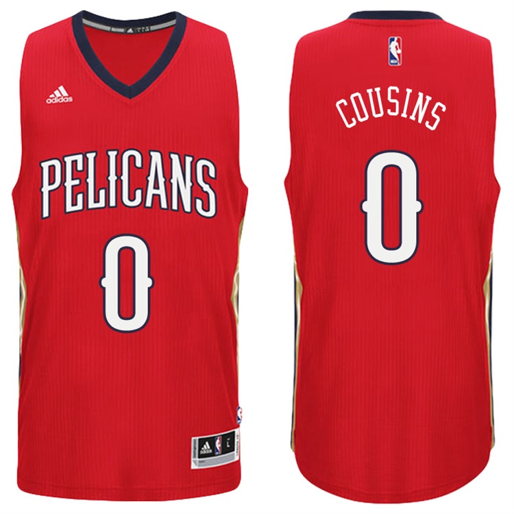 2016-17 Season DeMarcus Cousins New Orleans Pelicans #0 New Swingman Alternate Red Jersey